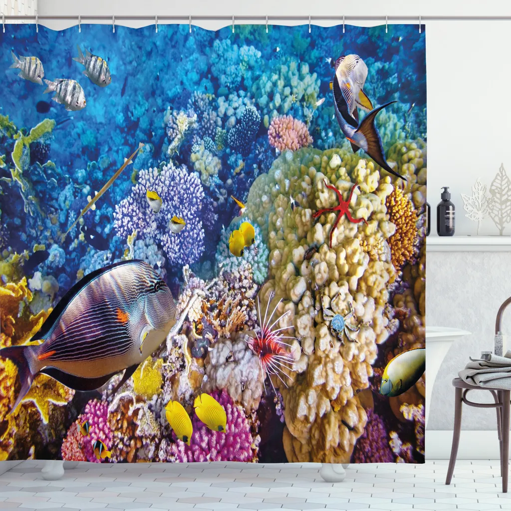 Gedy Tenda Doccia Tessuto Impermeabile in Poliestere Texture Greece, Dimensioni L 240 x H 200 cm
