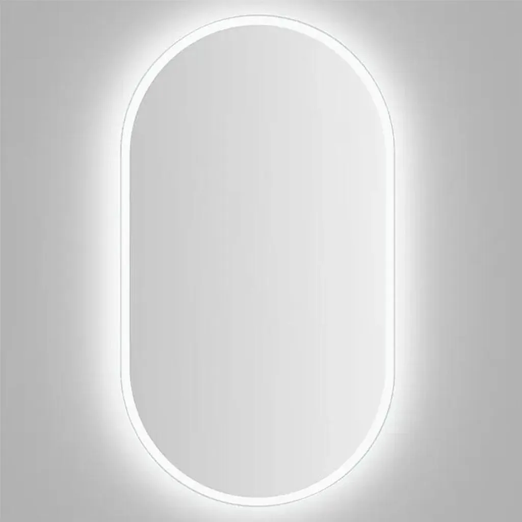 Miroir avec éclairage Silver Supreme 50 x 90 cm argenté haute qualité