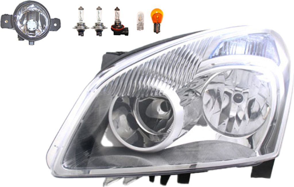 Johns, Scheinwerfer Osram Night Breaker Laser passend für Nissan Qashqai J10 L Nebel. 26060JD900 26060JD95A 26060JD90A 26060JD90B 8200002469 2615...