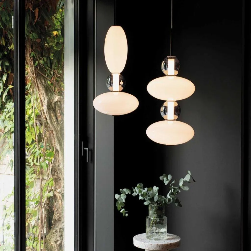 Lustre à Suspension LED 27W 3000K Noir Lumiere Metal Black IP20