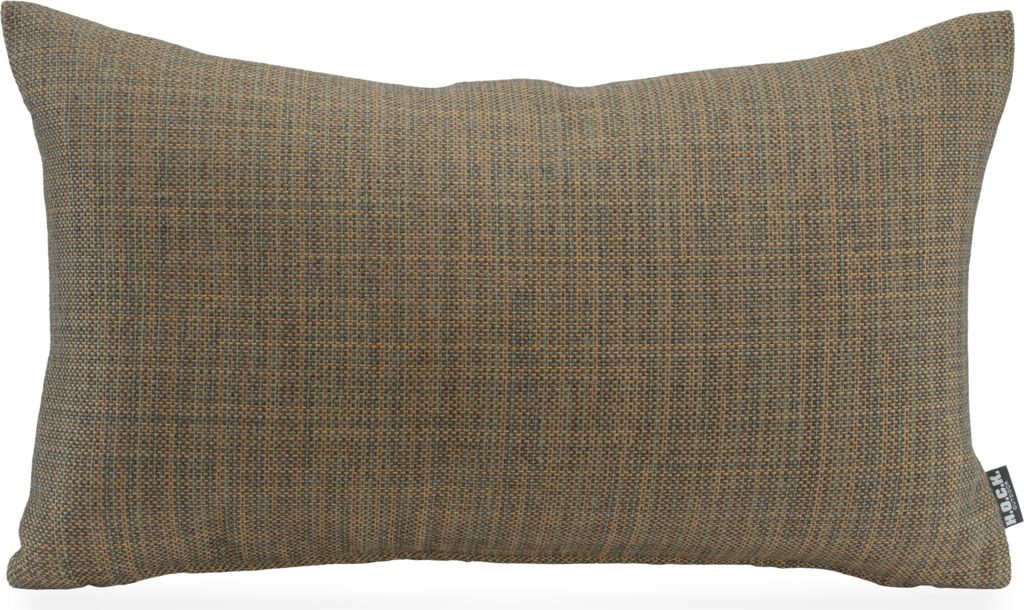 H.O.C.K. - AGORA Romy Outdoor Kissen 50x30cm duna cognac grau kleingemustert col. 20094