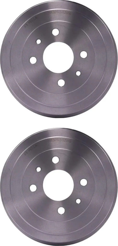 Kit 2 Tambours de Frein HELLA 250mm pour Entretien Lancia Ypsilon Arrière