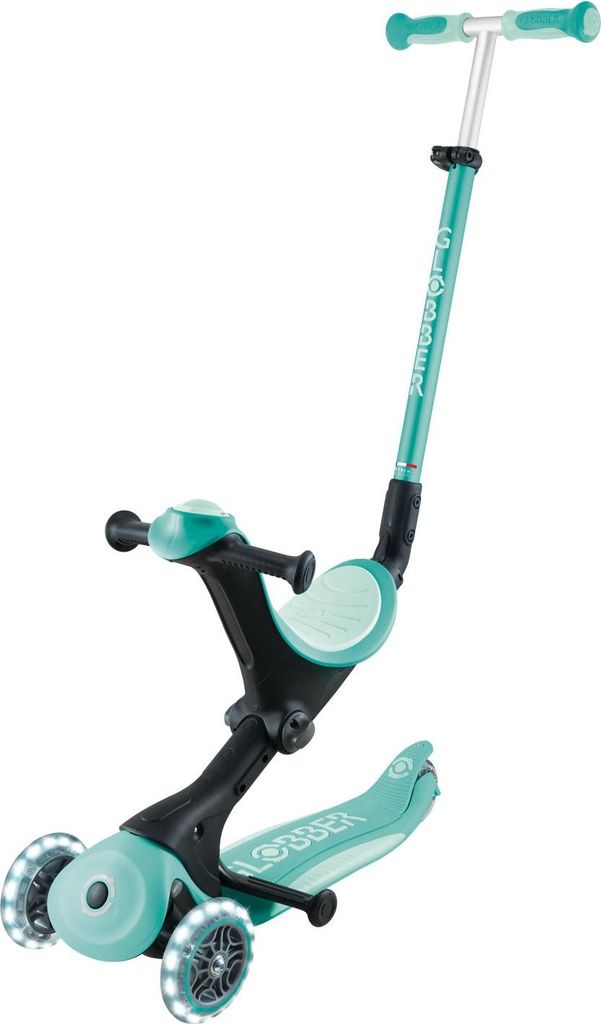 GLOBBER GO-UP DELUXE LIGHTS - Triciclo 3 in 1, 120/80 mm, Immagine del prodotto 