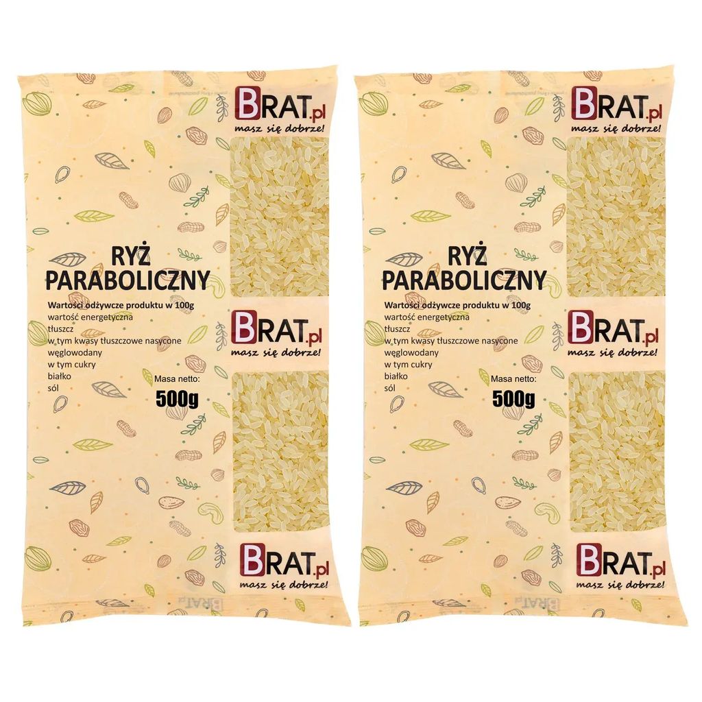 Ryż paraboliczny 1kg (2x500g) Zdjęcie produktu 