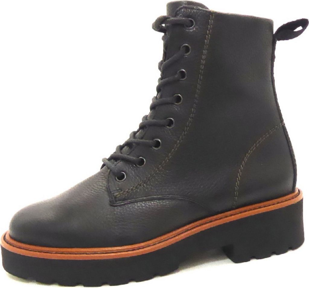 Paul Green Boots 9605-022, Glattleder, Schwarz, Damen