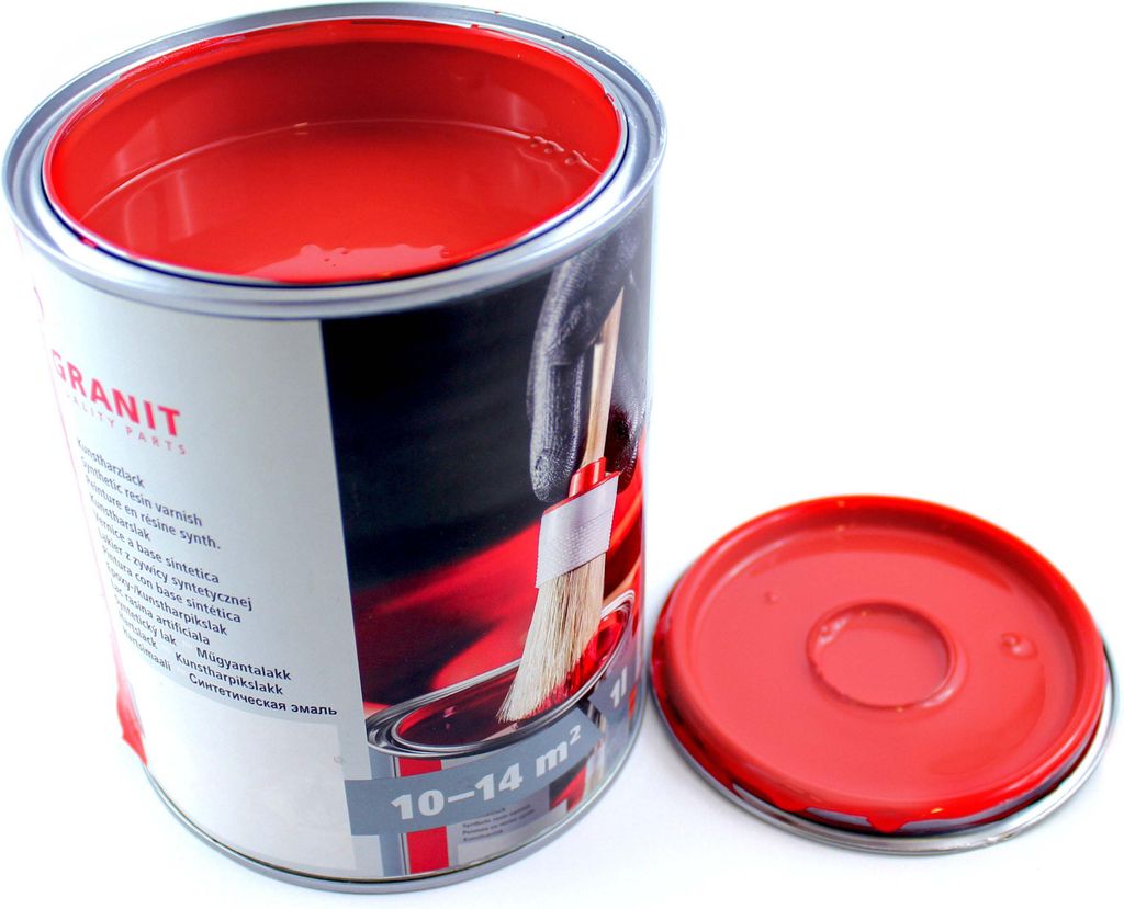 Laque rouge trafic RAL 3020 NOPOLUX WILCKENS GRANIT 1 l Image du produit 