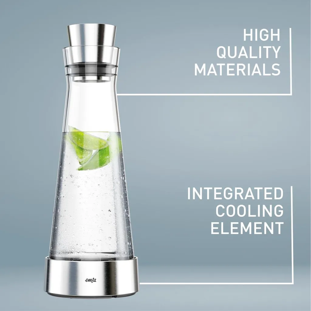 Carafe Emsa FLOW SLIM 1l mK 514233 avec élément réfrigérant intégré