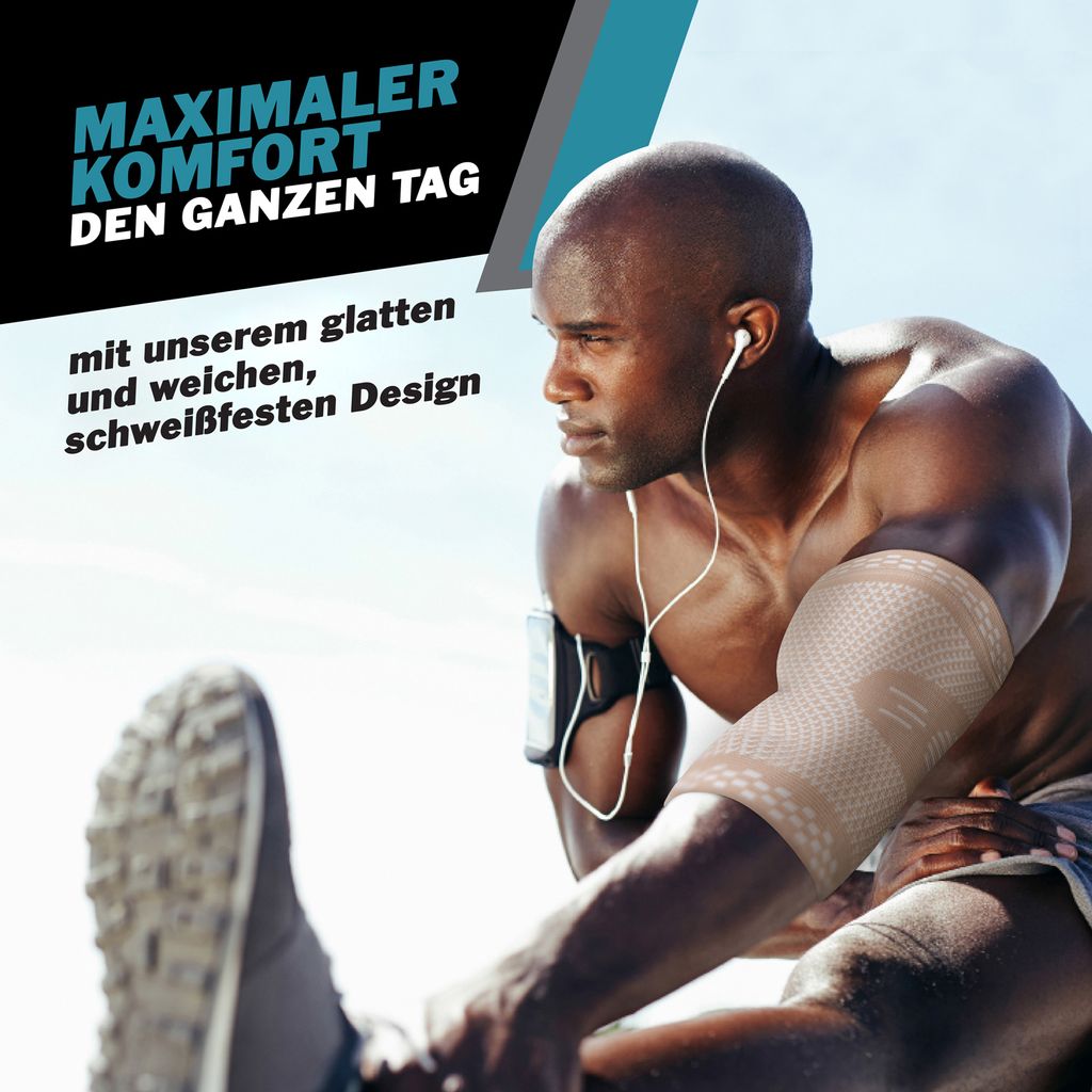 POWERLIX Ellenbogenbandage 2 Stücke, Kompression Ellenbogen Produktbild 5