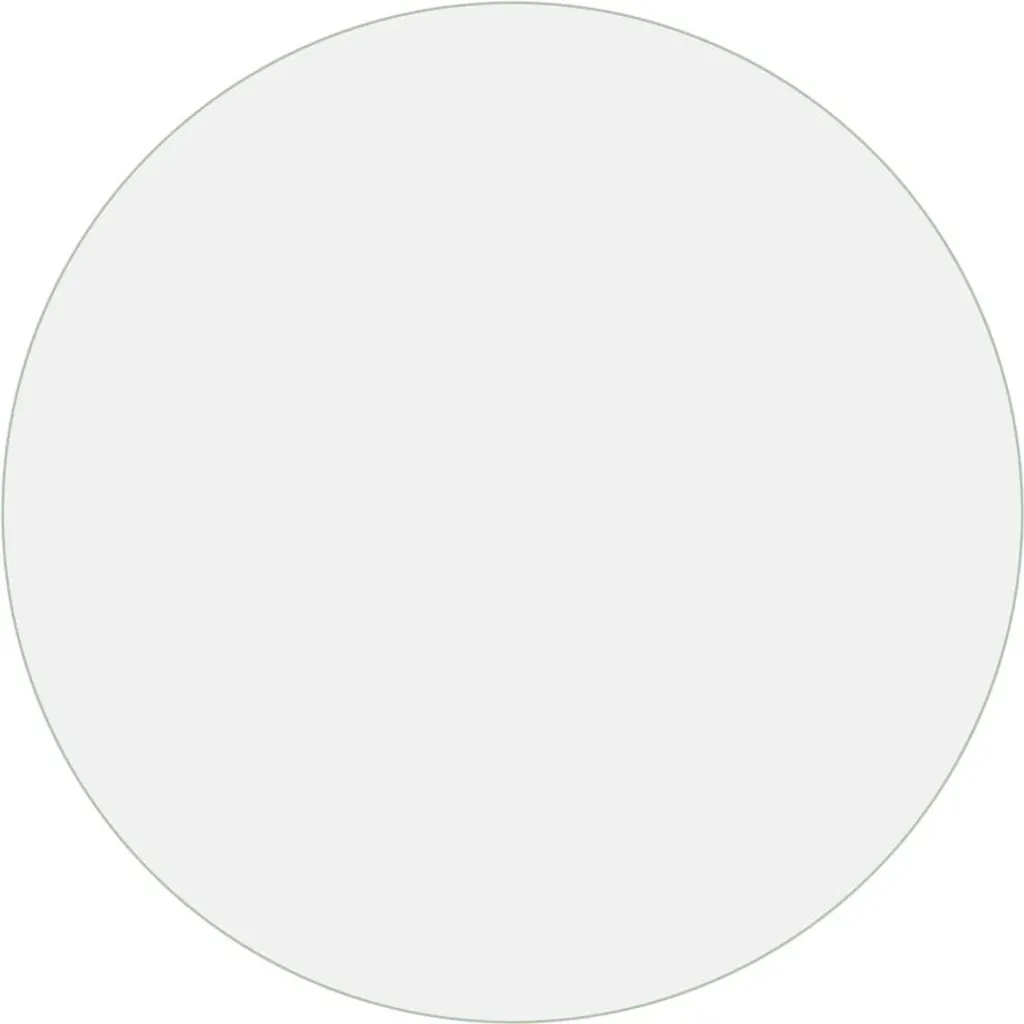 Nappe de protection ronde en PVC transparent diamètre 110 cm épaisseur