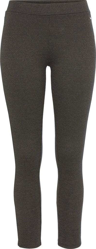 LASCANA Leggings beige schwarz gemustert Größe 36/38