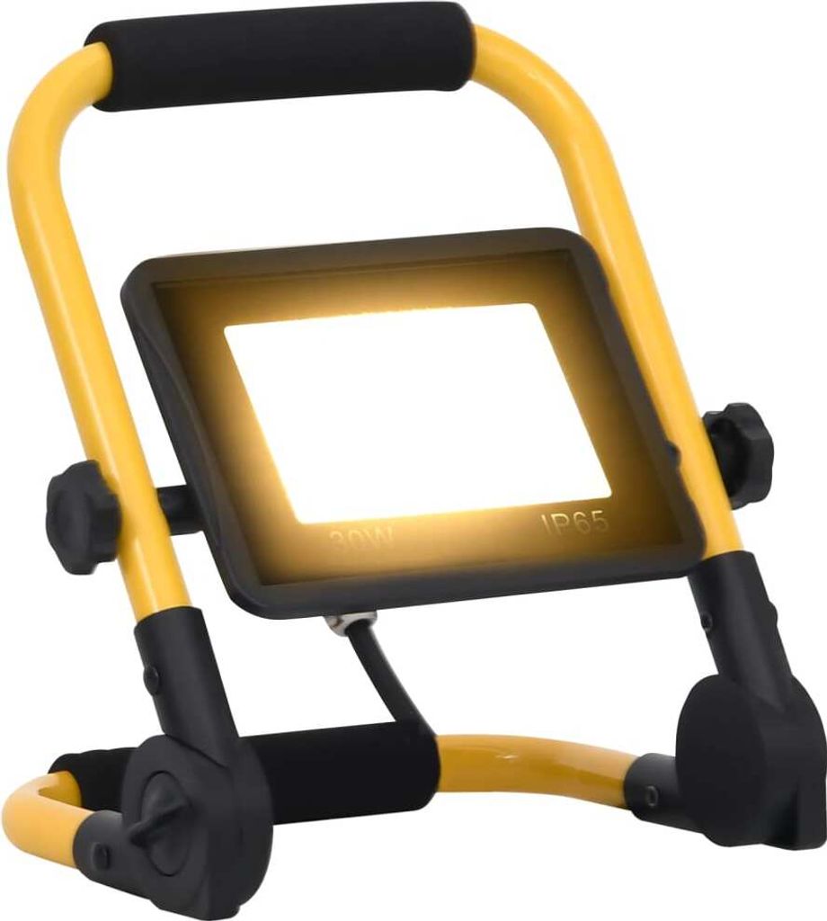 LED-Fluter mit Handgriff 30 W Warmweiß