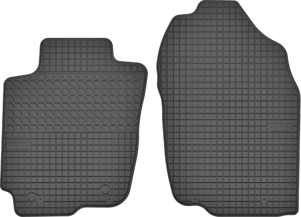 Vorne Gummimatten Gummi Fußmatten für Toyota RAV4 IV