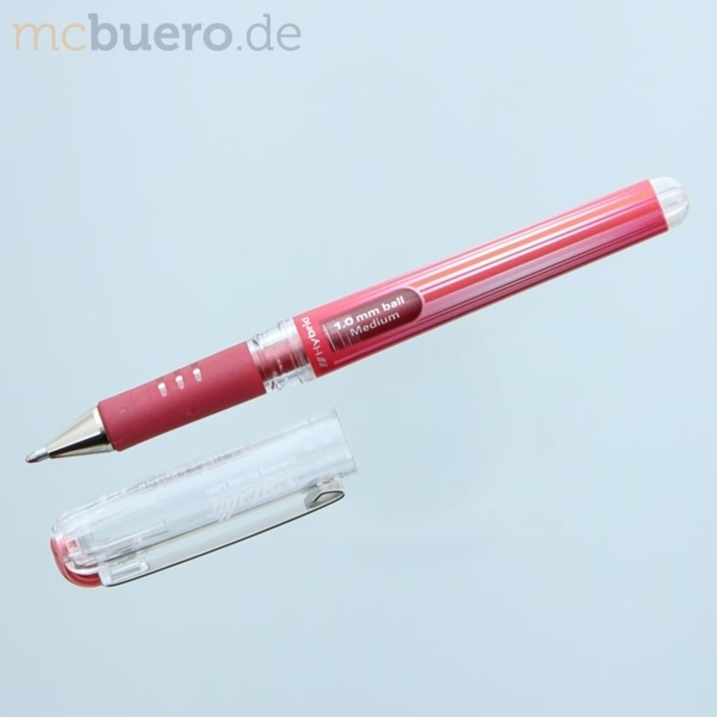 Pentel HybridGel Grip DX Gel-Tintenroller, metallic-rot, 0,5 mm