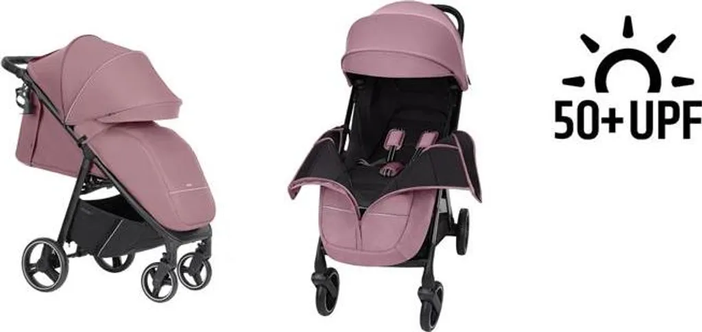 Poussette citadine Bravo 2023 ambre orange pour bébés et tout-petits
