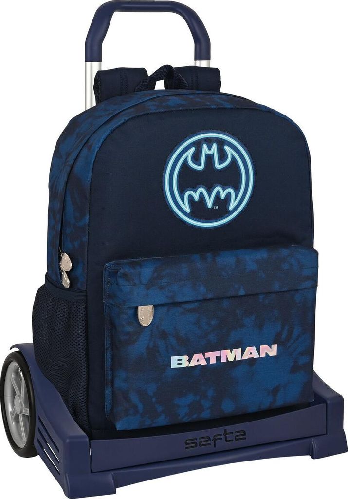 Batman Legendary Rolling Schulrucksack Marineblau 32 x 43 x 14 cm