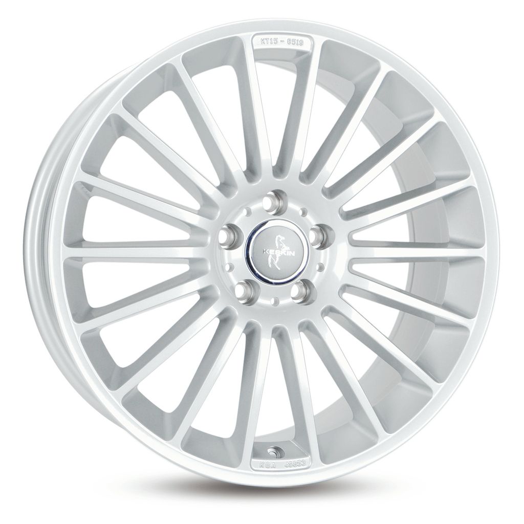 18 Zoll KESKIN KT15 5x112 ET45 Alufelgen SILVER PAINTED