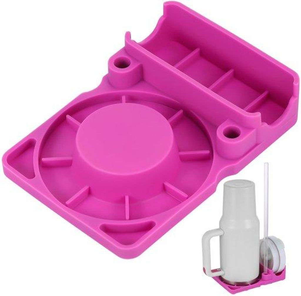 Silikon-Droger für Getränkebehälter, 30/40 oz, für Stanley Cup, Ruten- und Deckel-Set, Accessoires für Getränkebehälter, für Stanley Cup (R...