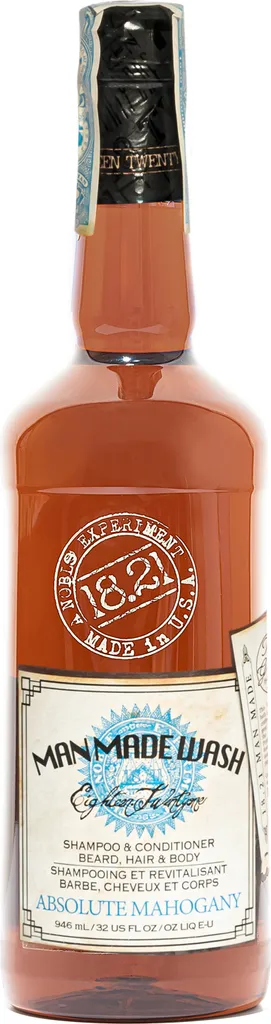 Gel Douche 3-en-1 pour Homme 18.21 Man Made Acajou Absolu Format XL