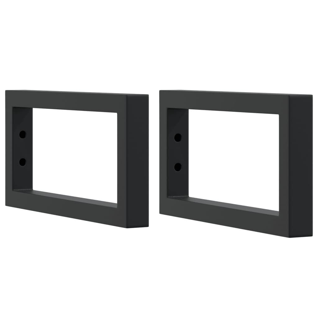 Two black rectangular frames are shown against a white background.