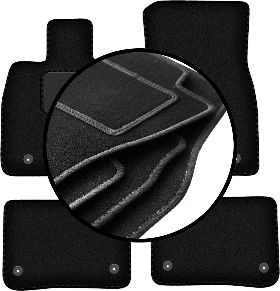 Komplettset Veloursmatten für: Cadilac CT6 0 (2016-)