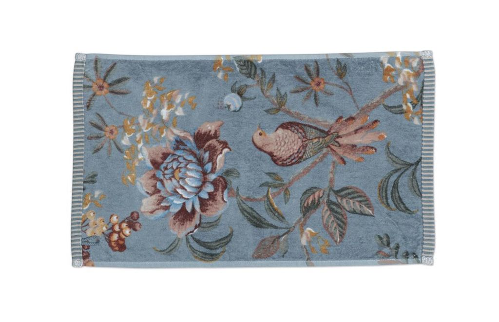 Pip Studio Gästehandtuch Secret Garden_Blue_UV_UV_30x50 30 Produktbild 