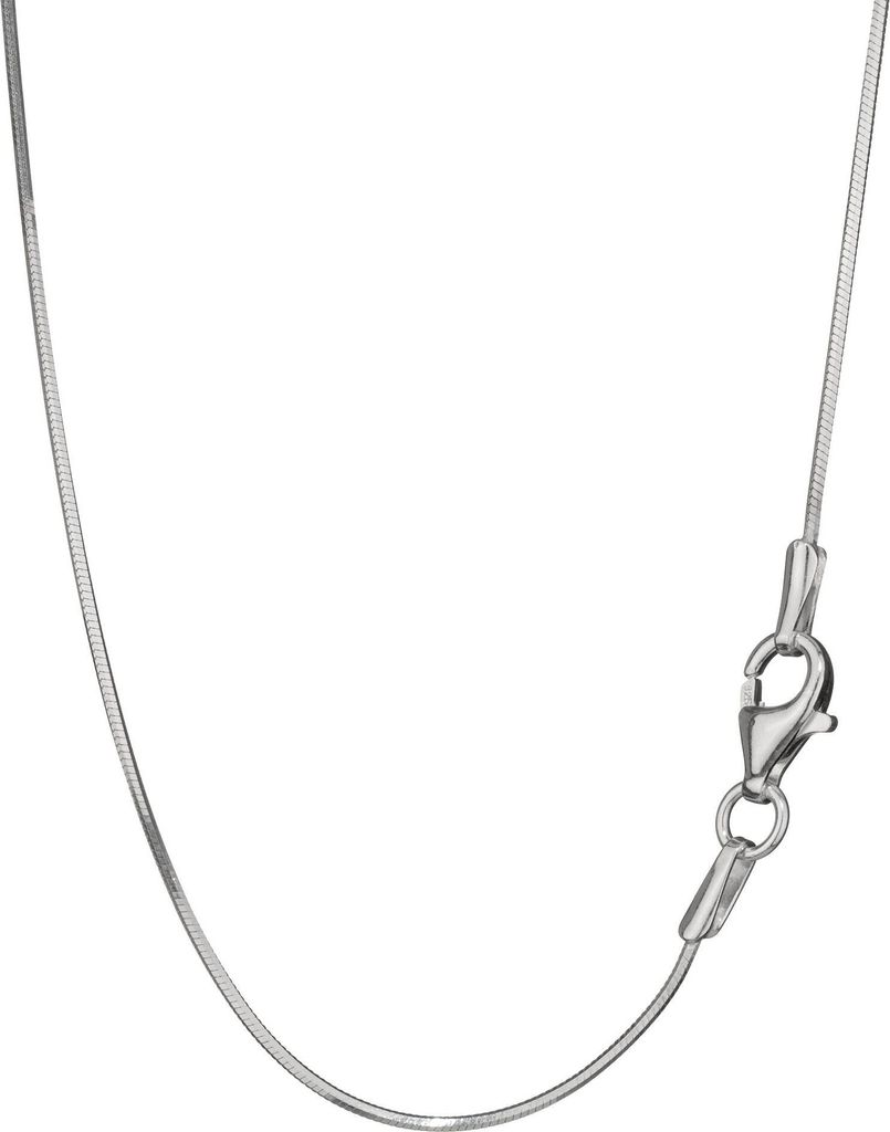 38cm Schlangenkette 8 fach diamantiert 925 Silber 0,8mm Produktbild 