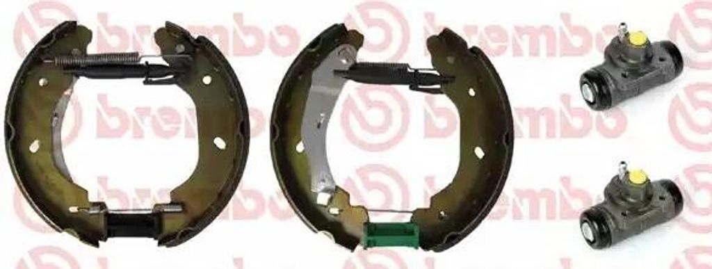 BREMBO Bremsensatz Trommelbremse Hinten für FORD Transit Mk6 Kasten (V347, V348, FA) K 24 068