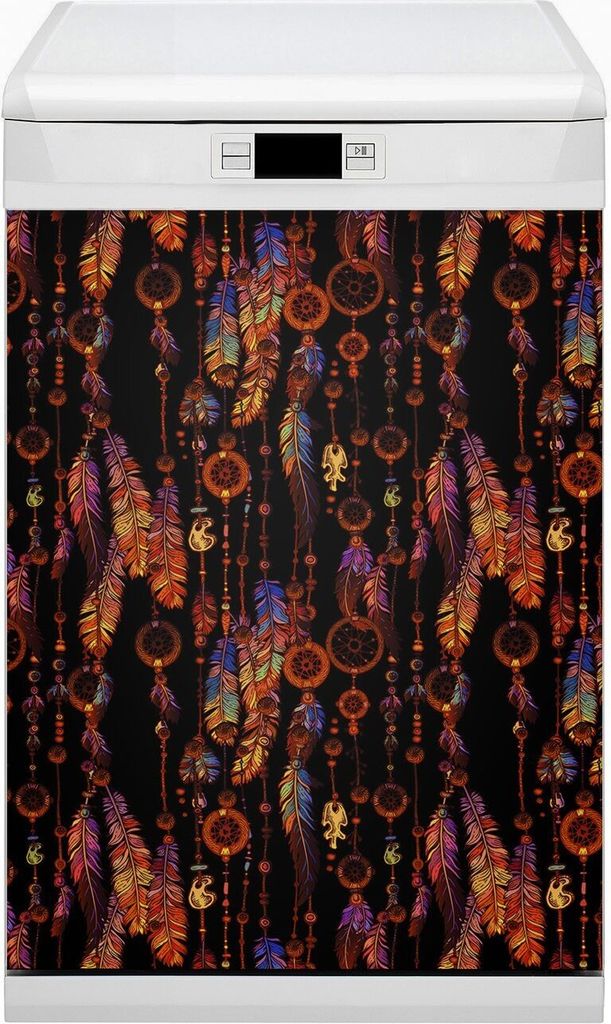 Magnete Küche Magnetmatte Magnet für Spülmaschine Abwaschbar Dekor 45x80 cm - Traumfänger