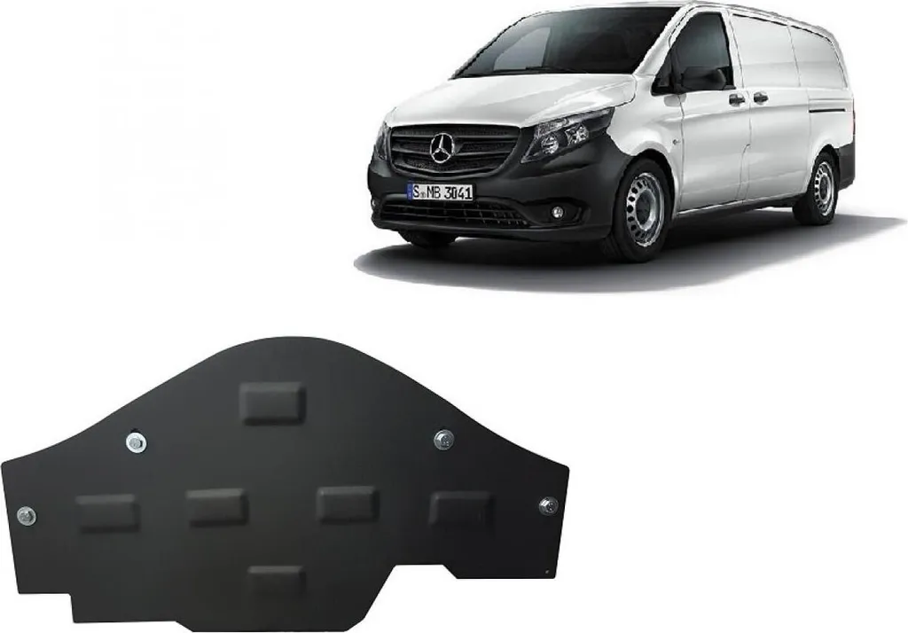 Protection Stop&Go Mercedes Vito W447 en acier - Blindage 4x2 1.6 D