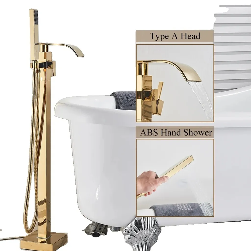 Mitigeur Baignoire-Douche pour Salle de Bain Chic, Modèle Golden A Laqué
