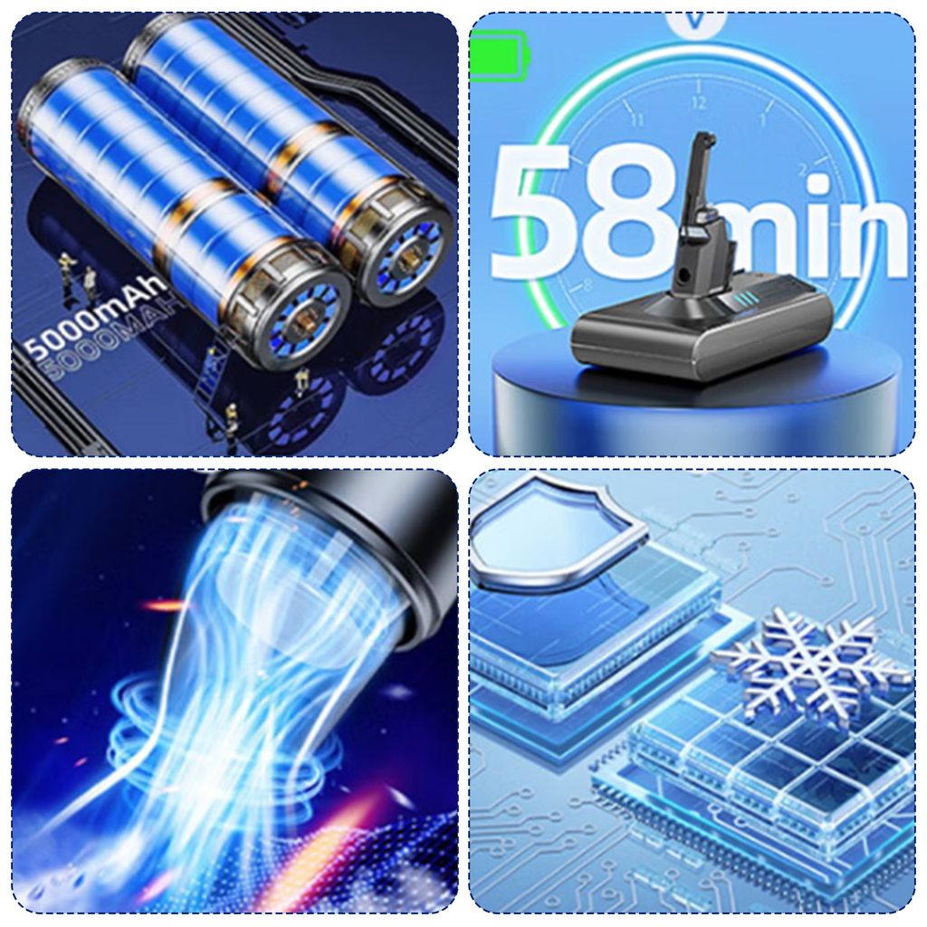 Nabíjecí lithium-iontová baterie 21,6 V 5000 mAh pro Dyson Obrázek produktu 3