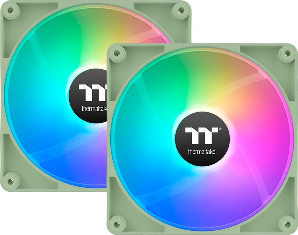 Thermaltake CT120 Reverse ARGB Sync PC Cooling Fan Matcha Green