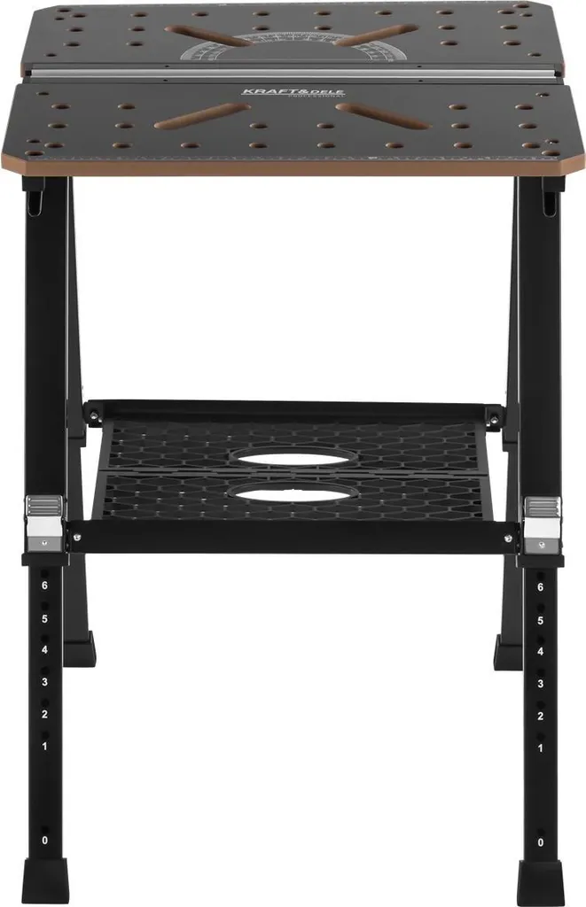 Table de travail compacte avec serrage intégré et plateau bois MDF - 7
