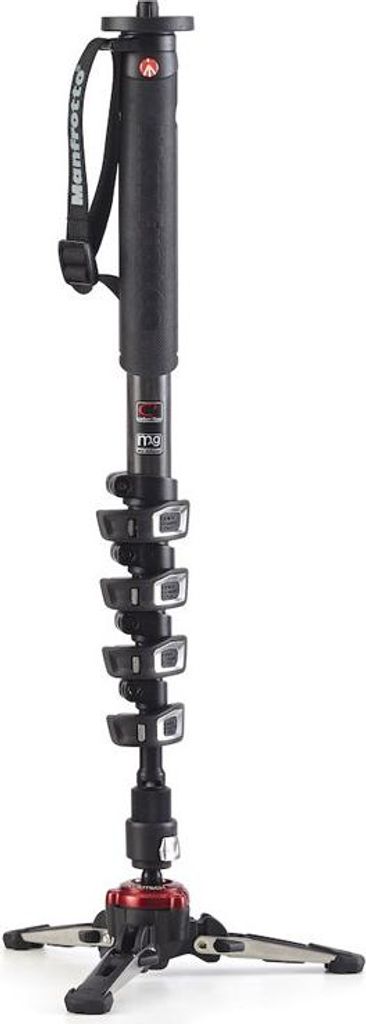 Manfrotto MVMXPROC5 Kamera-Einbeinstativ 1/4, 3/8" Kohlefaser Schwarz