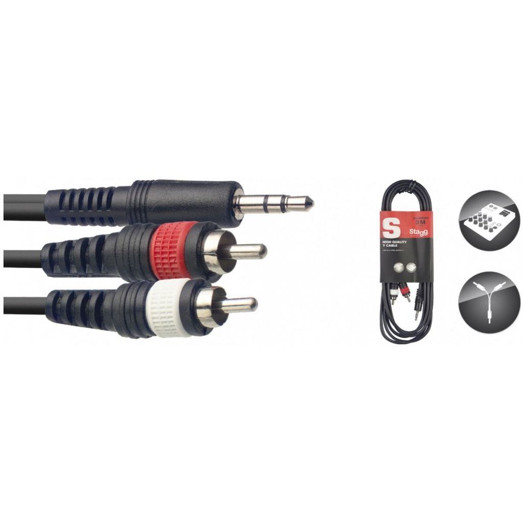 Stagg SYC3/MPS2CM E 3 m Audiokabel
