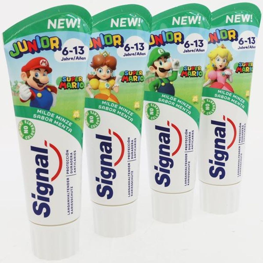 Signal JUNIOR SUPER MARIO 6-13 Jahre Kinderzahnpasta