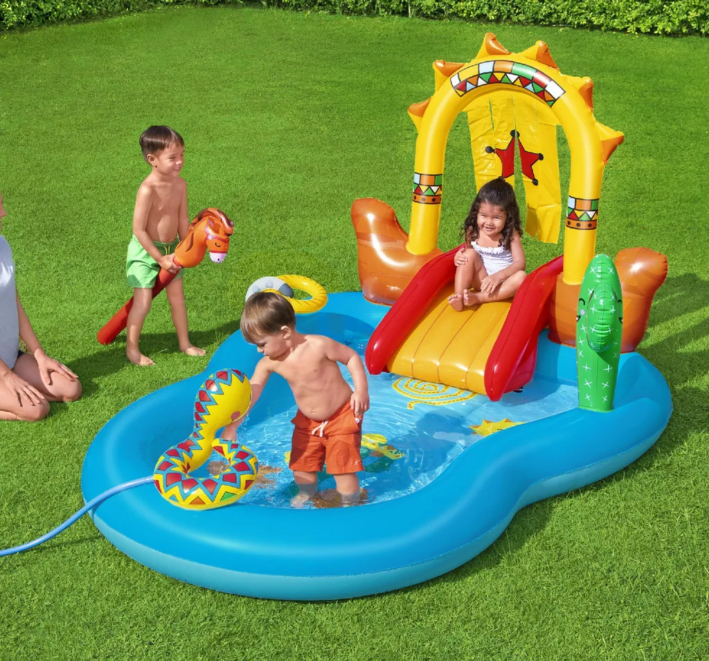 Aire de Jeux Wild West Bestway : Anti-Chaleur et Fun pour Enfants