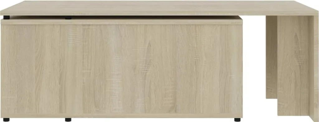 Tavolino in rovere Sonoma 150x50x35 cm materiale a base di legno - 14