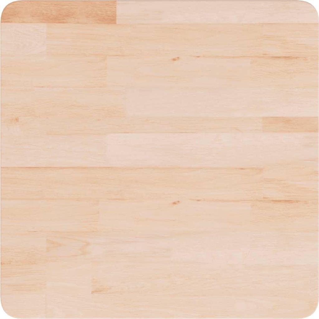 vidaXL Tischplatte Quadratisch 50x50x1,5 cm Eichenholz Unbehandelt