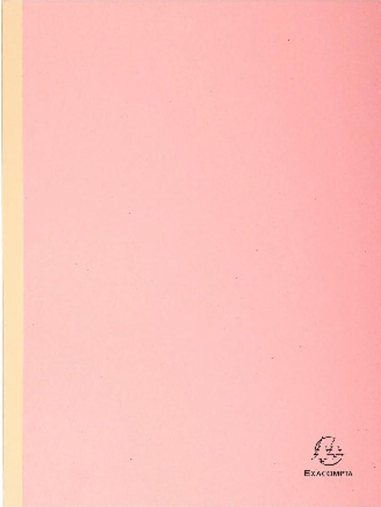 Exacompta 25er Aktendeckel mit leinen Rücken Forever 320g A4 - Rosa - 770003E