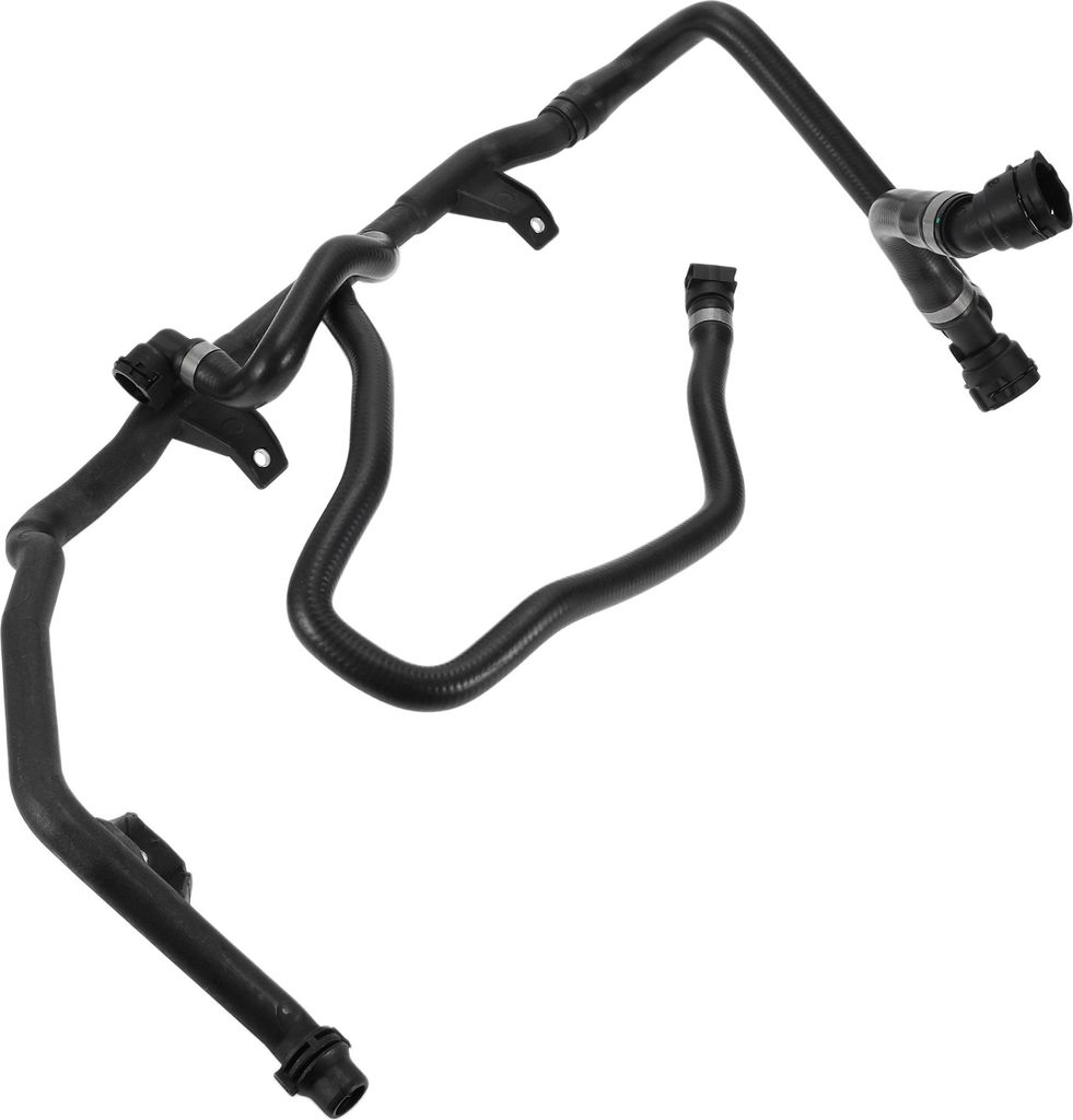 Heizungsrücklauf-Thermostat-Schlauch für BMW 118i 120i 318i 320i Gute Abdichtung Nr.17127548222 Motorkühlschlauchmontage Schwarz 1 Stück