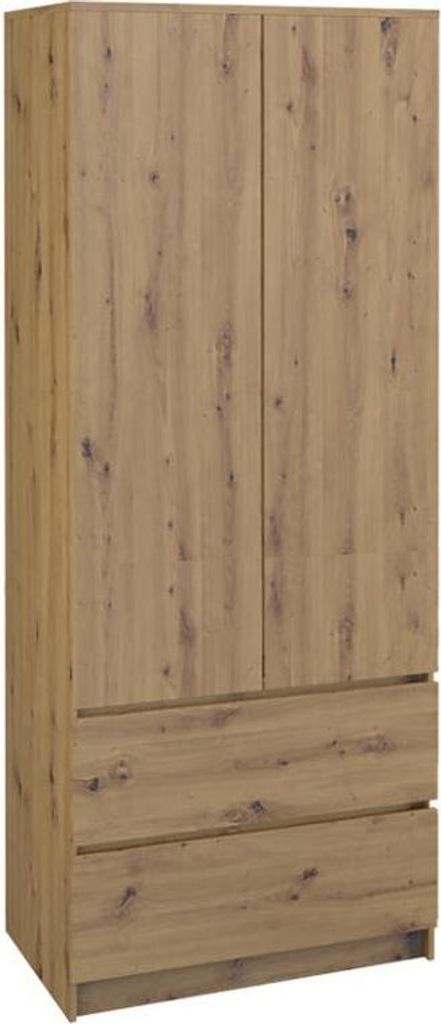 Šatníková skriňa 90 cm so zásuvkami TAAVI - dub artisan Obrázok produktu 