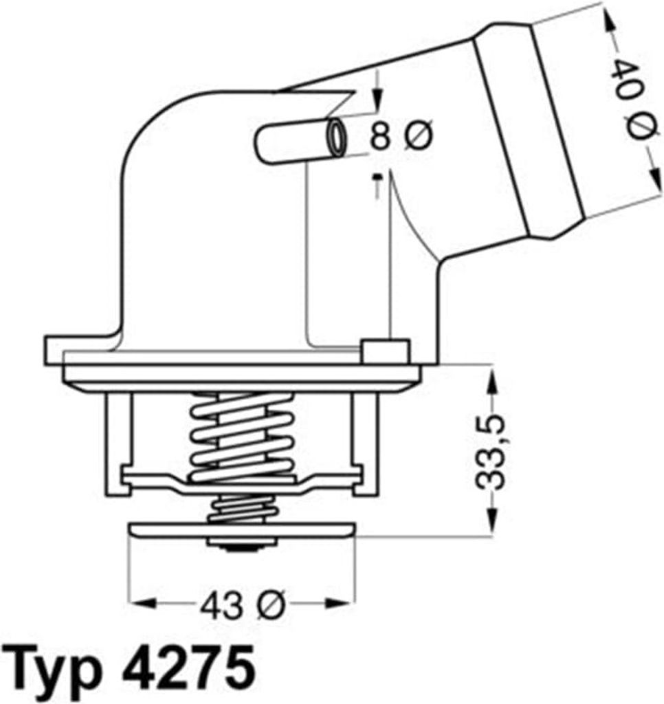 Wahler Thermostat für Mercedes Ssangyong VW