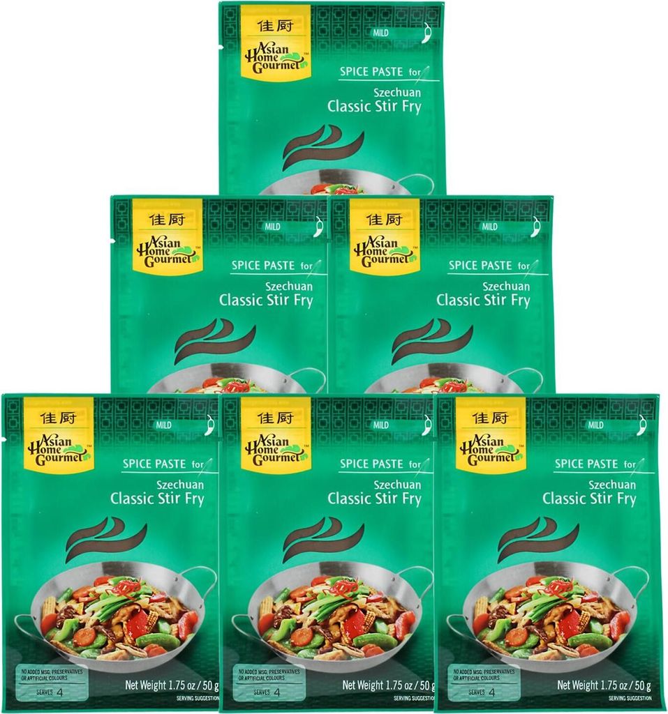 AHG Szechuan Classic Stir Fry Wokgericht 6x50g Produktbild 