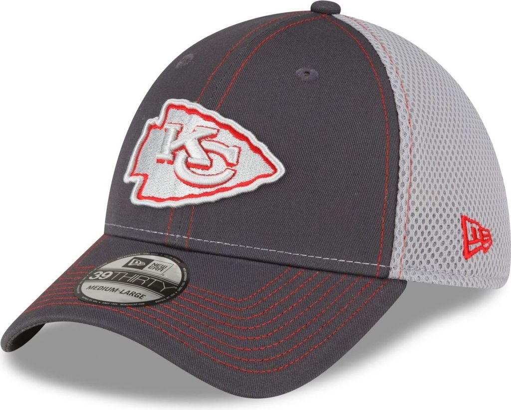 New Era 39Thirty Stretch Mesh Cap - Kansas City Chiefs - M/L