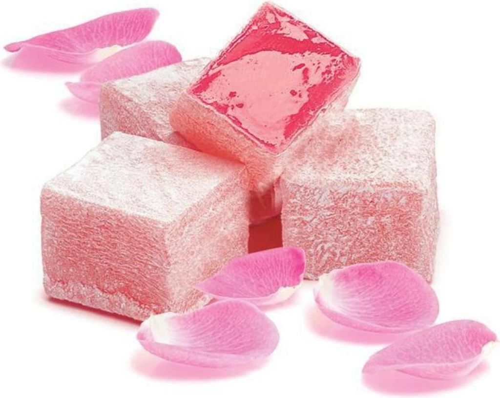 Türkische Süßware mit Rosen Geschmack 500g Produktbild 