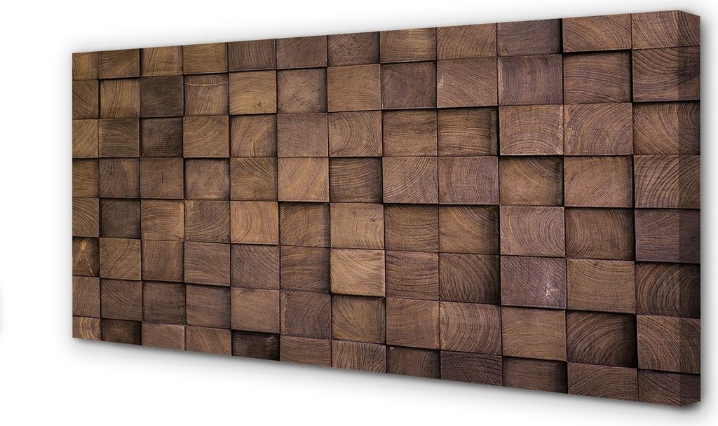 Leinwandbild 120x60 Wandkunst Holzmaserung Katze