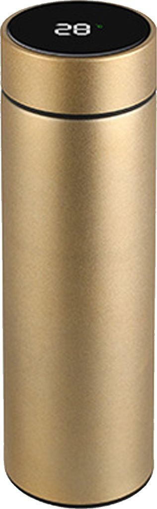 Intelligente isolierte Wasserflasche 304 Edelstahl-Innenfutter Gold Temperaturanzeige Flasche für den täglichen