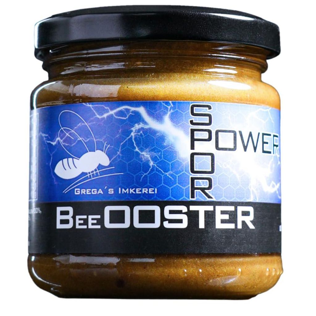BeeOOSTER Sport Power 250g – Honig mit Blütenpollen, Gelée Produktbild 