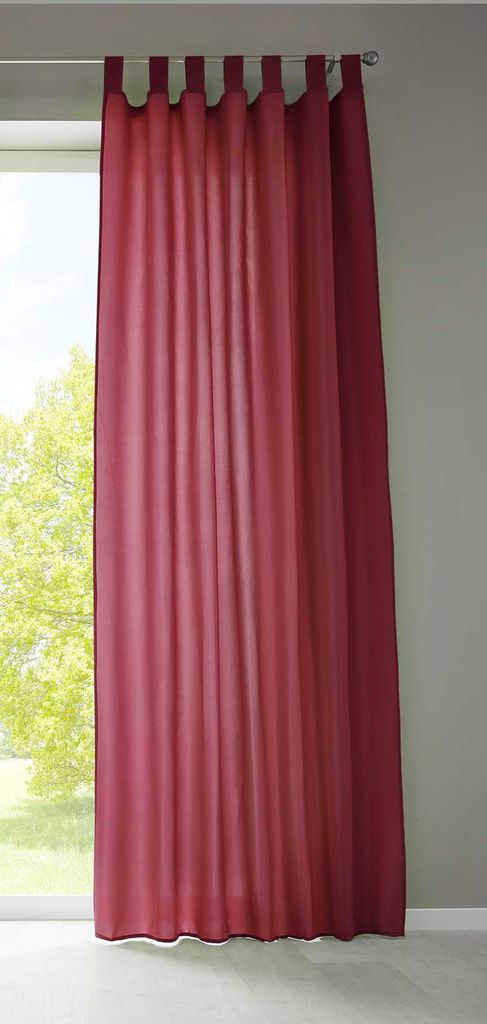 1er Set Vorhang Schal Schlaufen »Berlin« HxB 225x140 cm Produktbild 